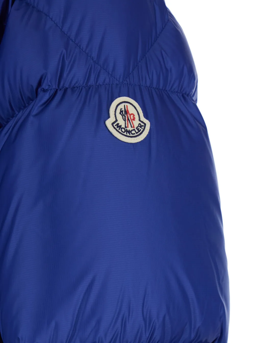 Logo Patch Hooded Puffer Jacket