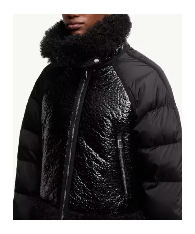 Rubrouk Teddy-Trimmed Short Down Jacket