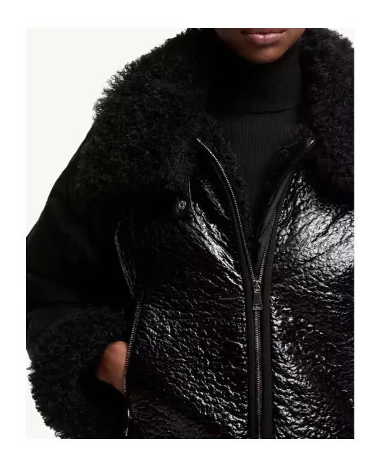 Rubrouk Teddy-Trimmed Short Down Jacket