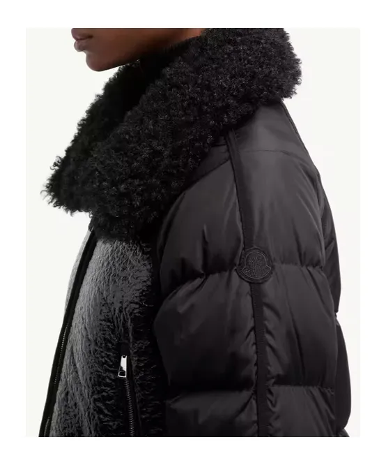 Rubrouk Teddy-Trimmed Short Down Jacket