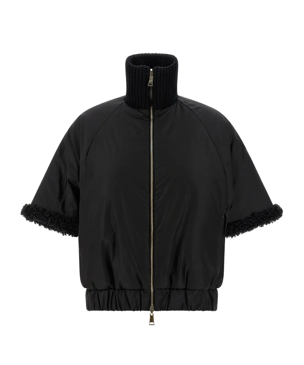 Logo Patch Short Sleeved Jacket