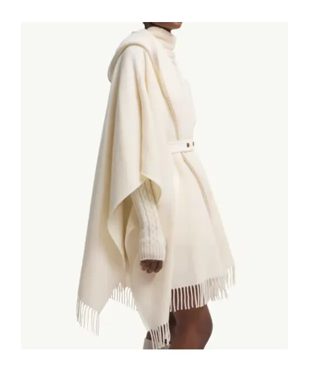 Belted Fringed Cape