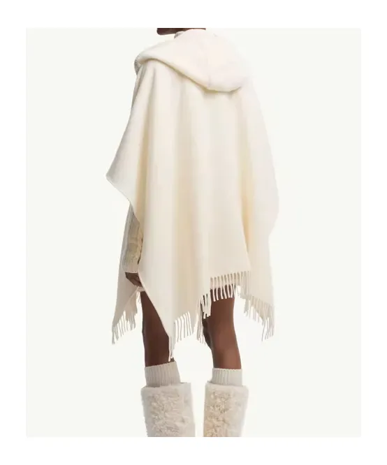 Belted Fringed Cape