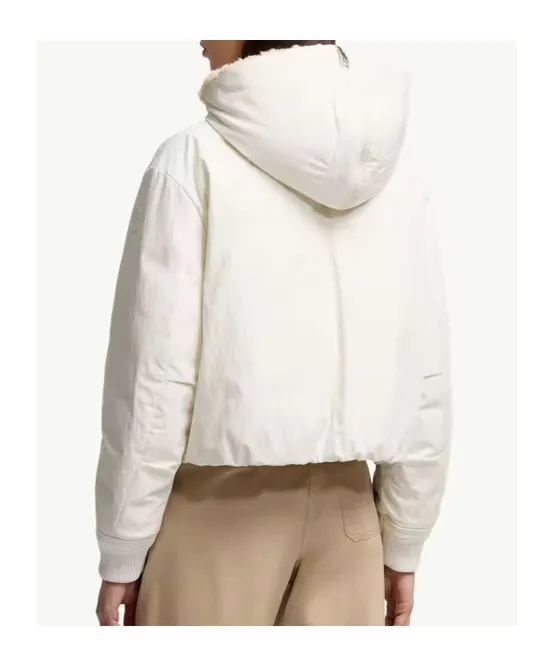Nisiro Teddy-Trimmed Hooded Short Down Jacket
