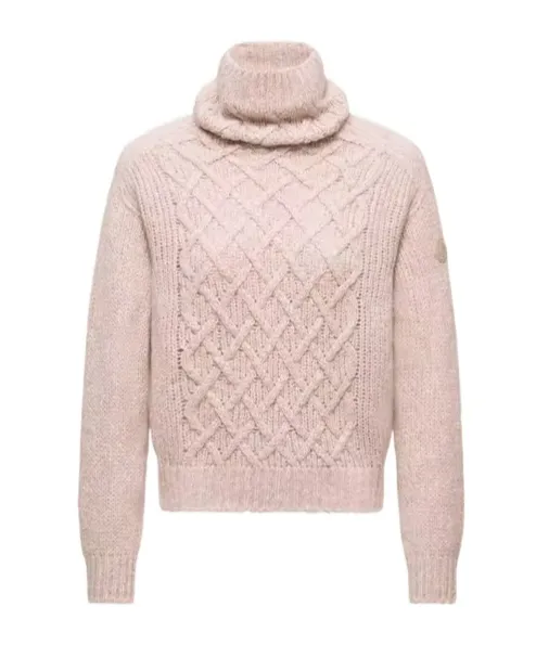 Logo Patch Turtleneck Jumper