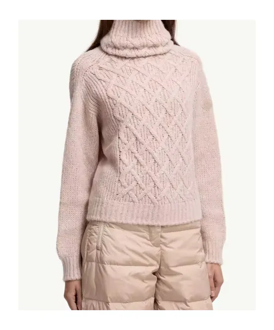 Logo Patch Turtleneck Jumper