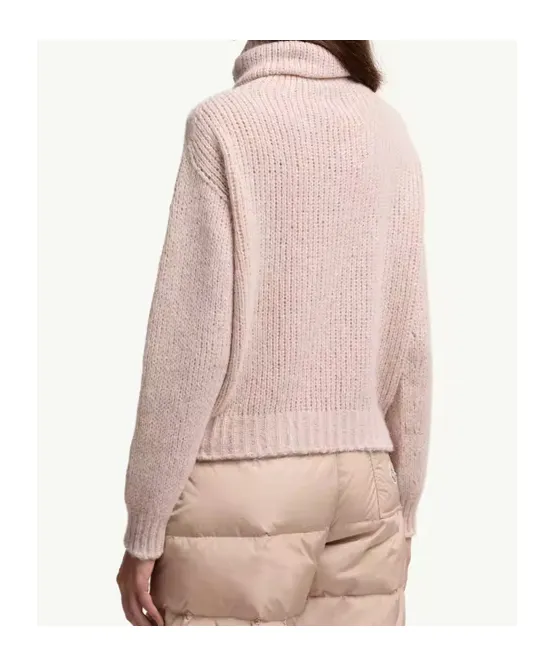 Logo Patch Turtleneck Jumper