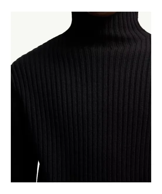 Wool & Cashmere Turtleneck Sweater