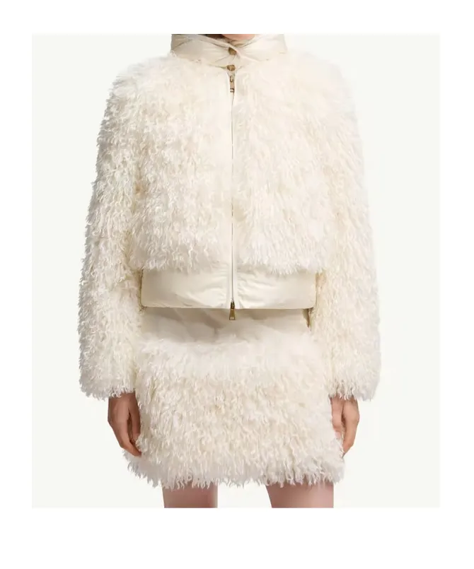 Vigiers Teddy Hooded Short Down Jacket