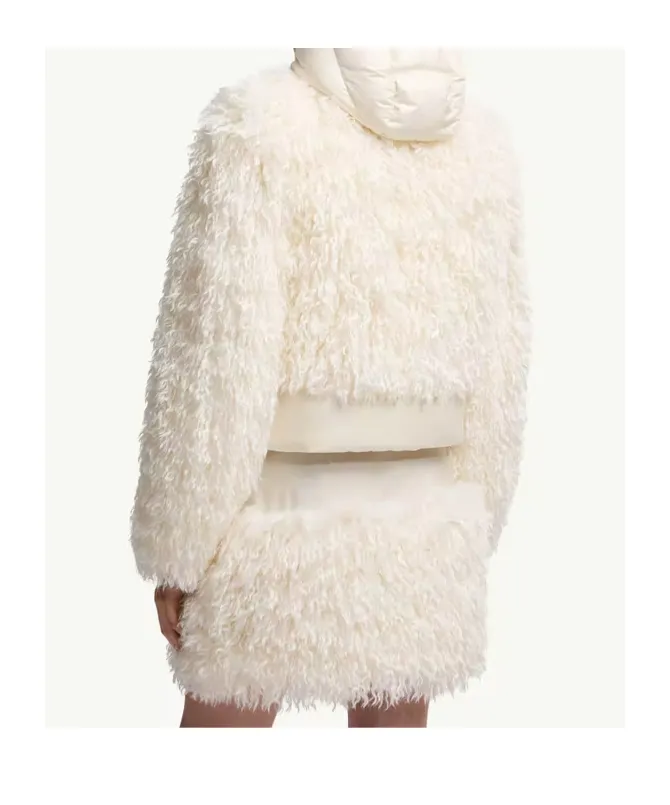 Vigiers Teddy Hooded Short Down Jacket