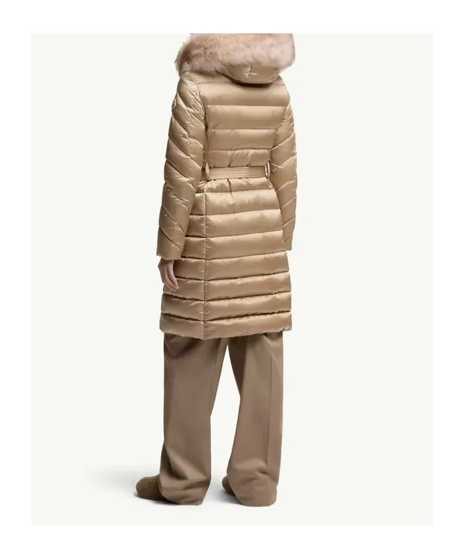 Leersie Hooded Long Down Jacket