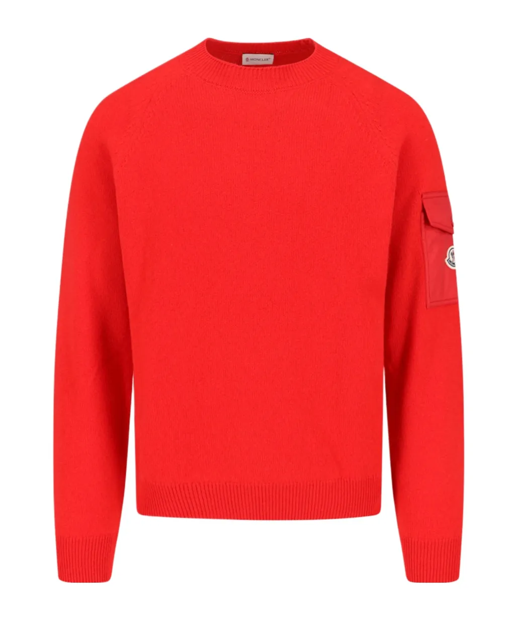 Logo Patch Crewneck Sweater