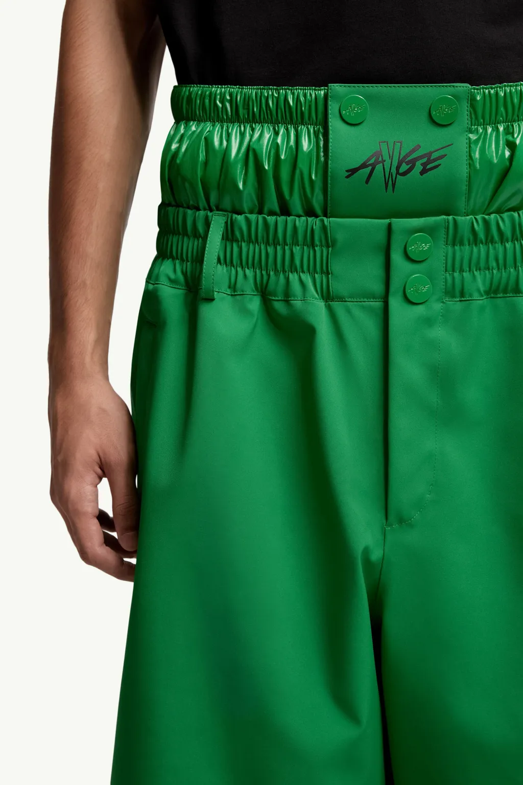 X Asap Rocky Logo Printed Layered Shorts