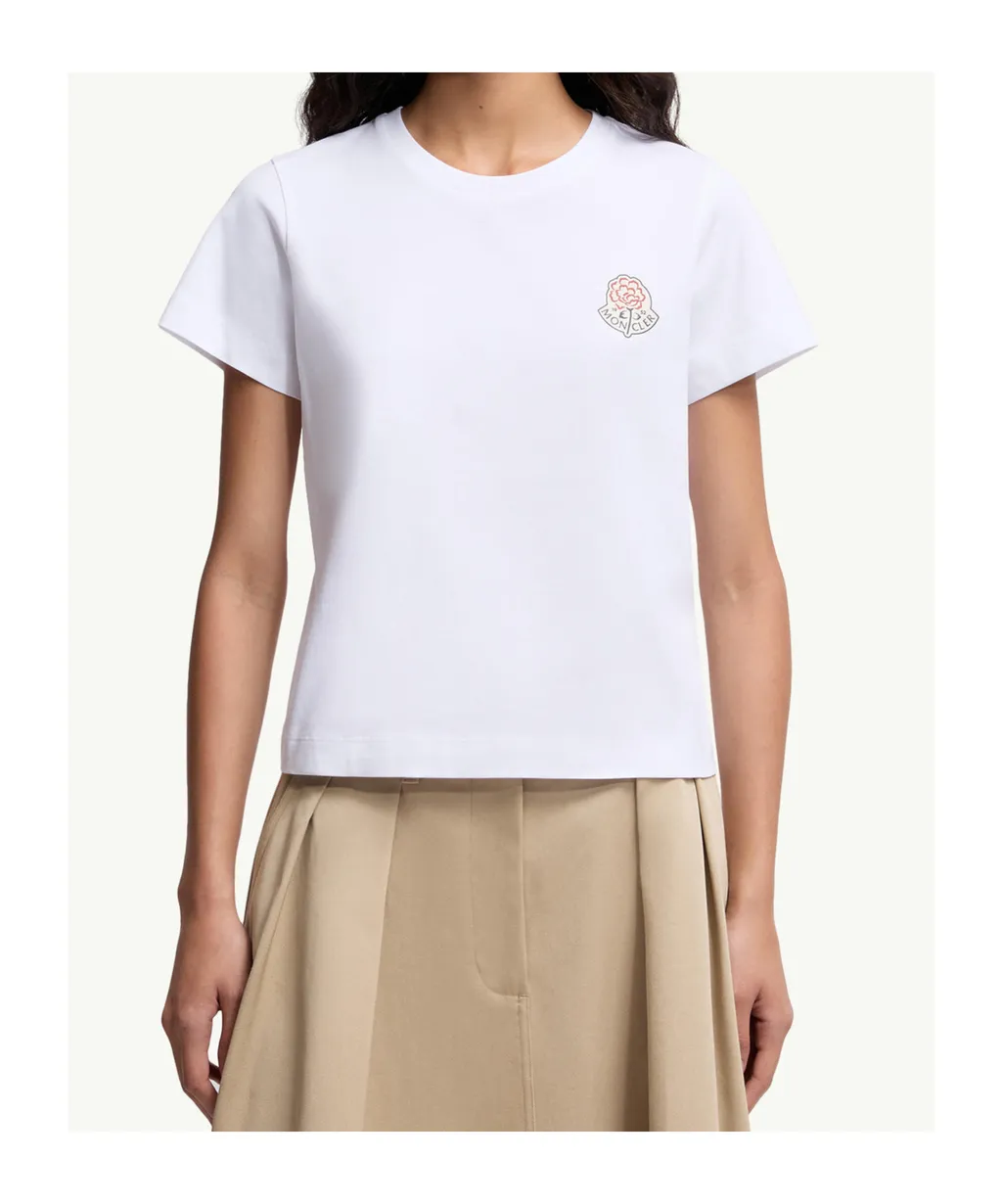 Logo Patch Crewneck T-Shirt
