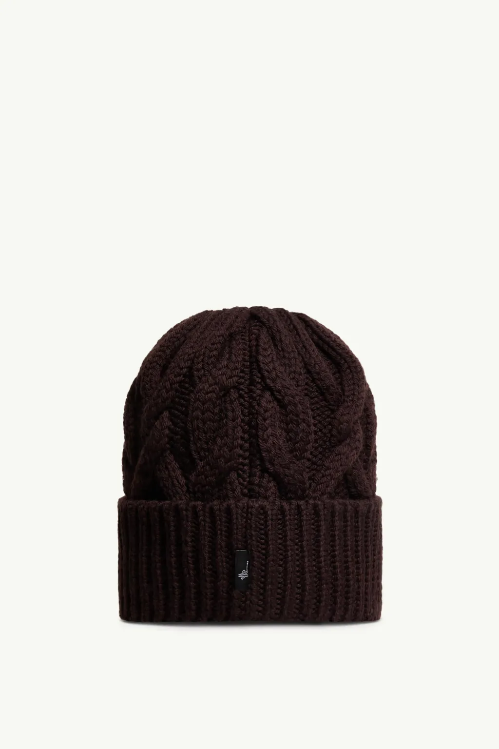 Grenoble Logo Patch Knitted Beanie