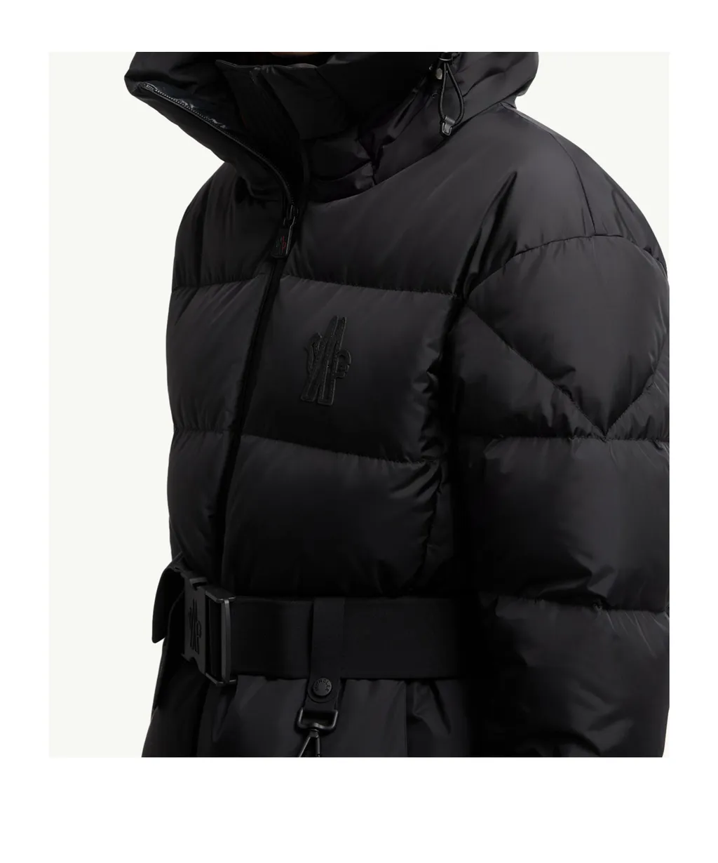 Buckled Waist Padded Jacket