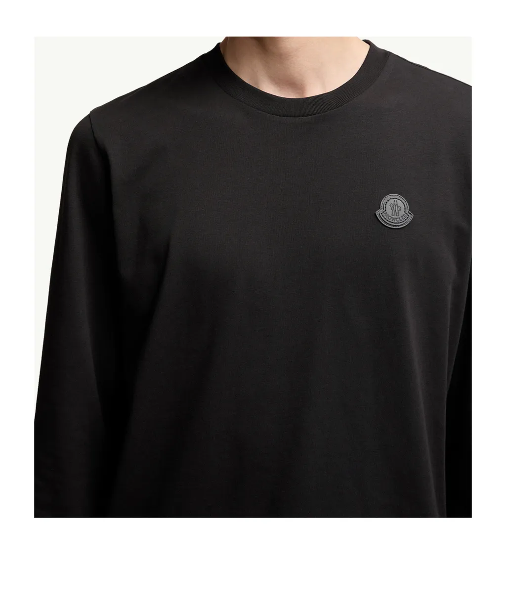 Logo Patch Crewneck T-Shirt
