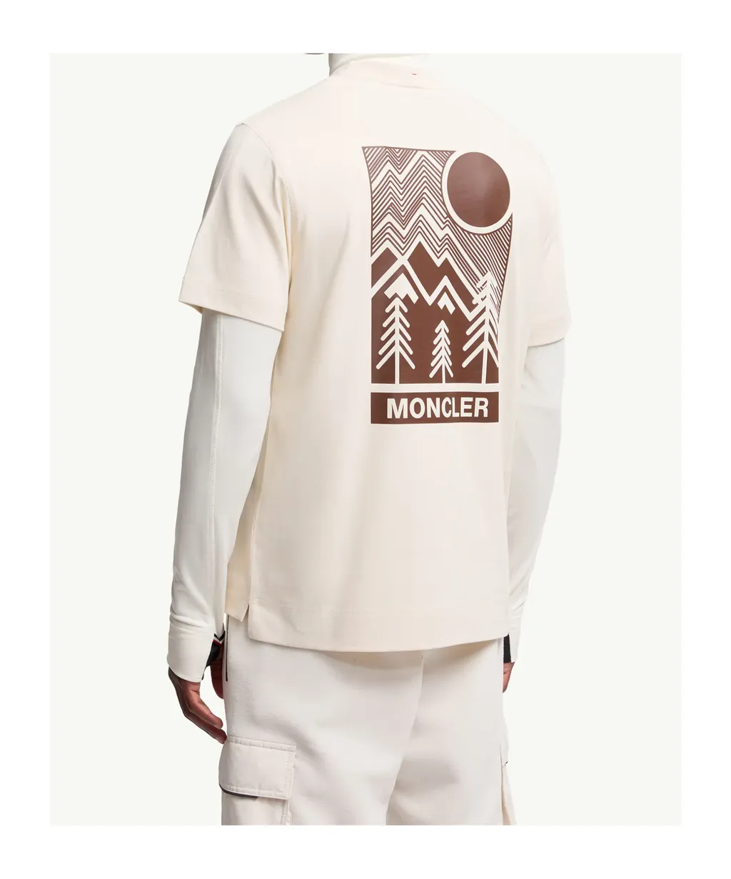 Pattern-Printed Crewneck T-Shirt