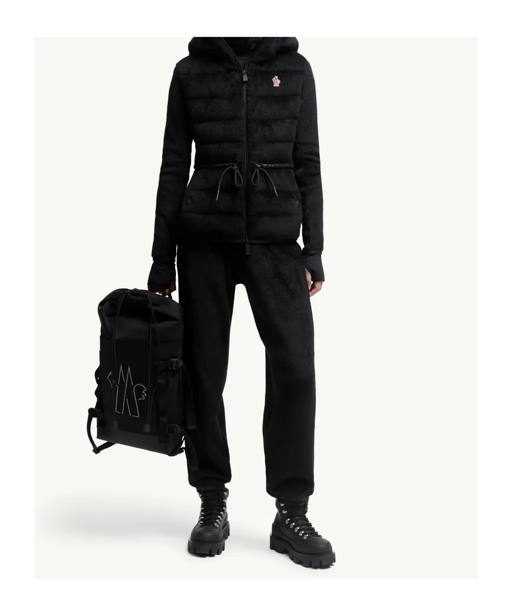Logo Embroidered Zip-Up Jacket