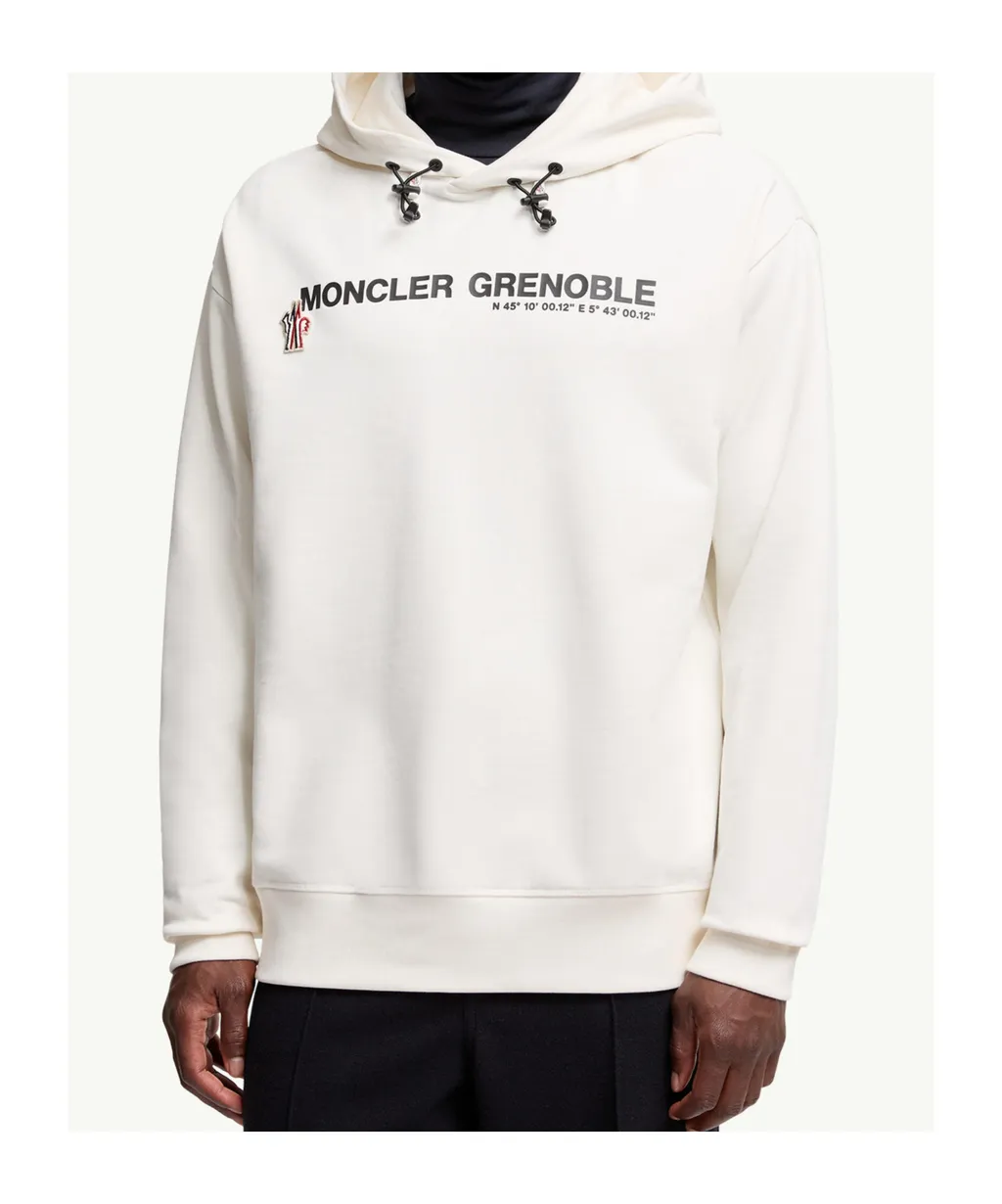 Grenoble Logo Embroidered Long-Sleeved Hoodie