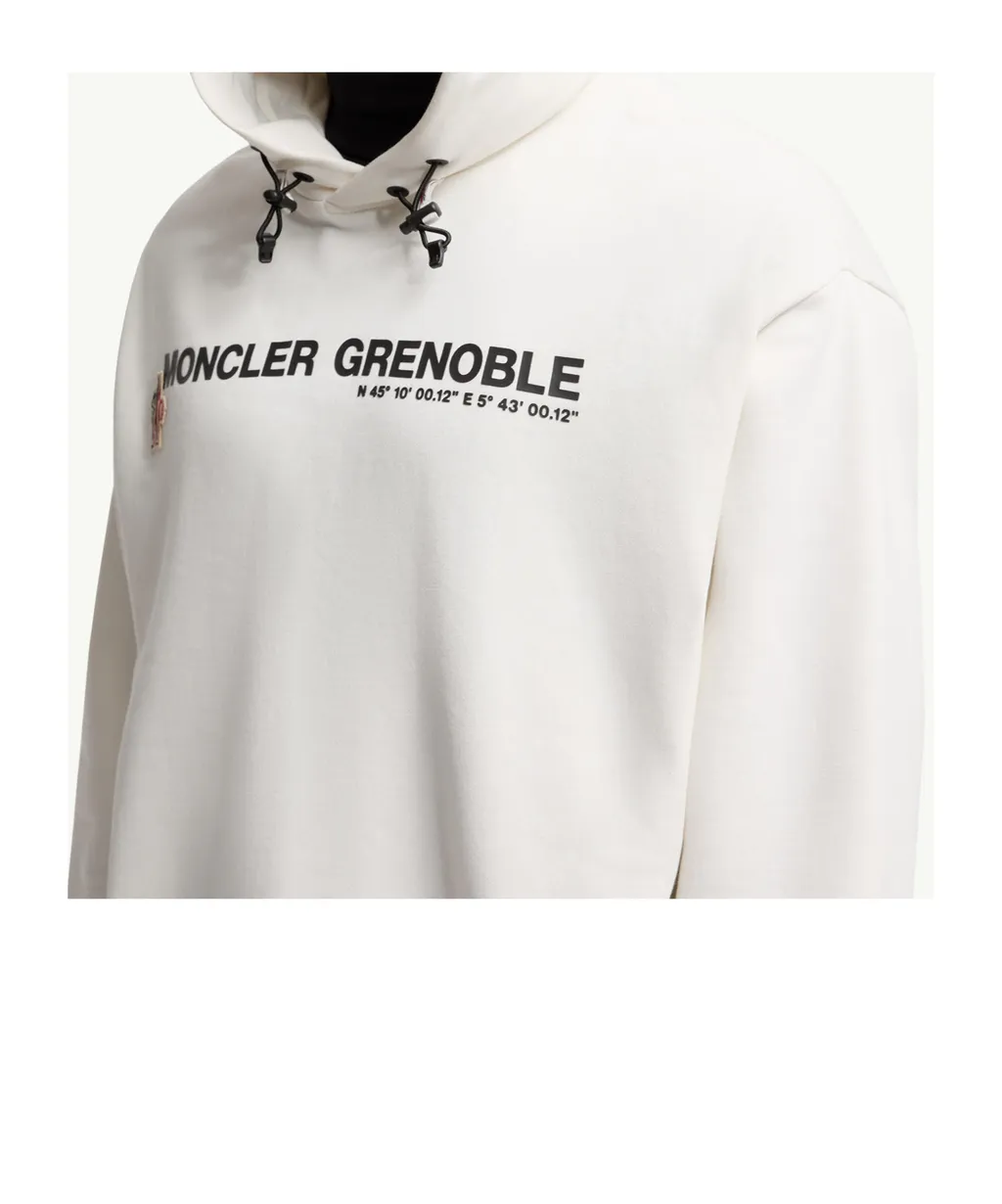 Grenoble Logo Embroidered Long-Sleeved Hoodie