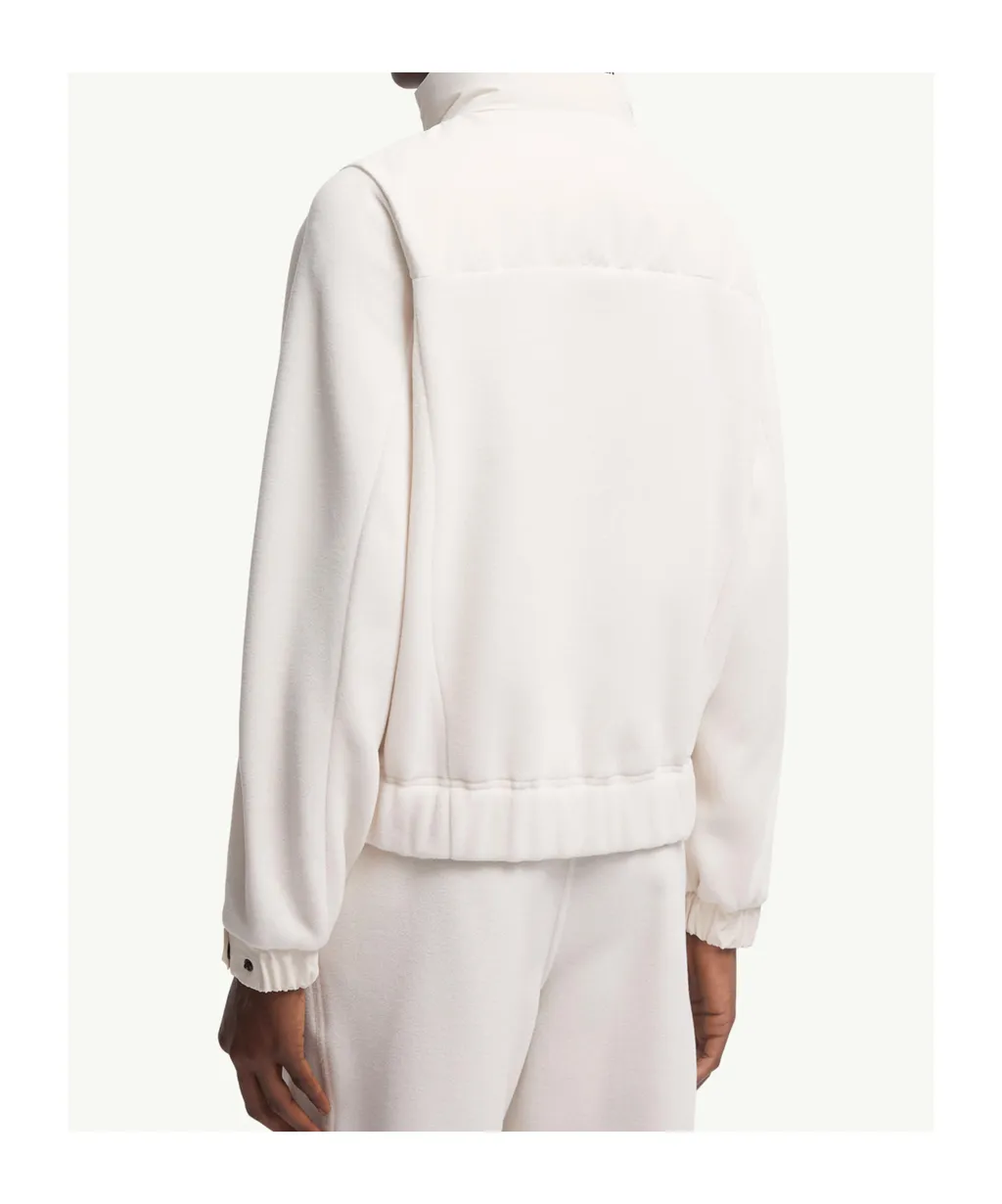 Zip-Up High Neck Cardigan
