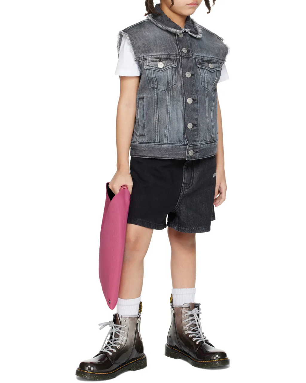 Frayed Denim Vest