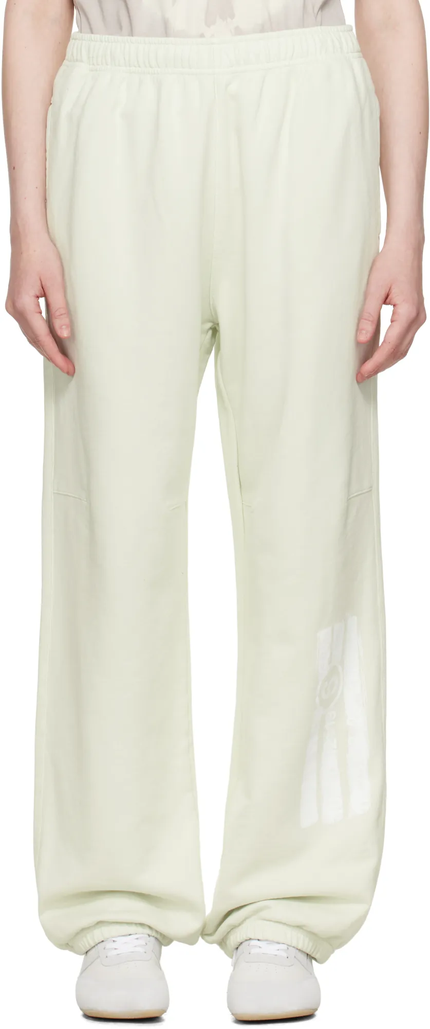 Numbers-Motif Track Pants