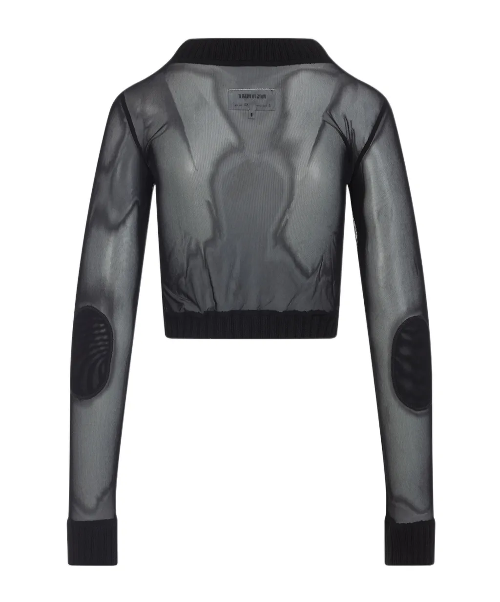 V-Neck Mesh Top