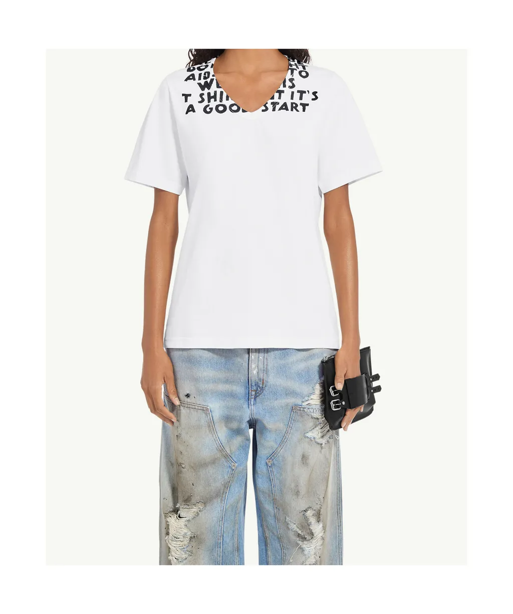 V-Neck Sida T-Shirt
