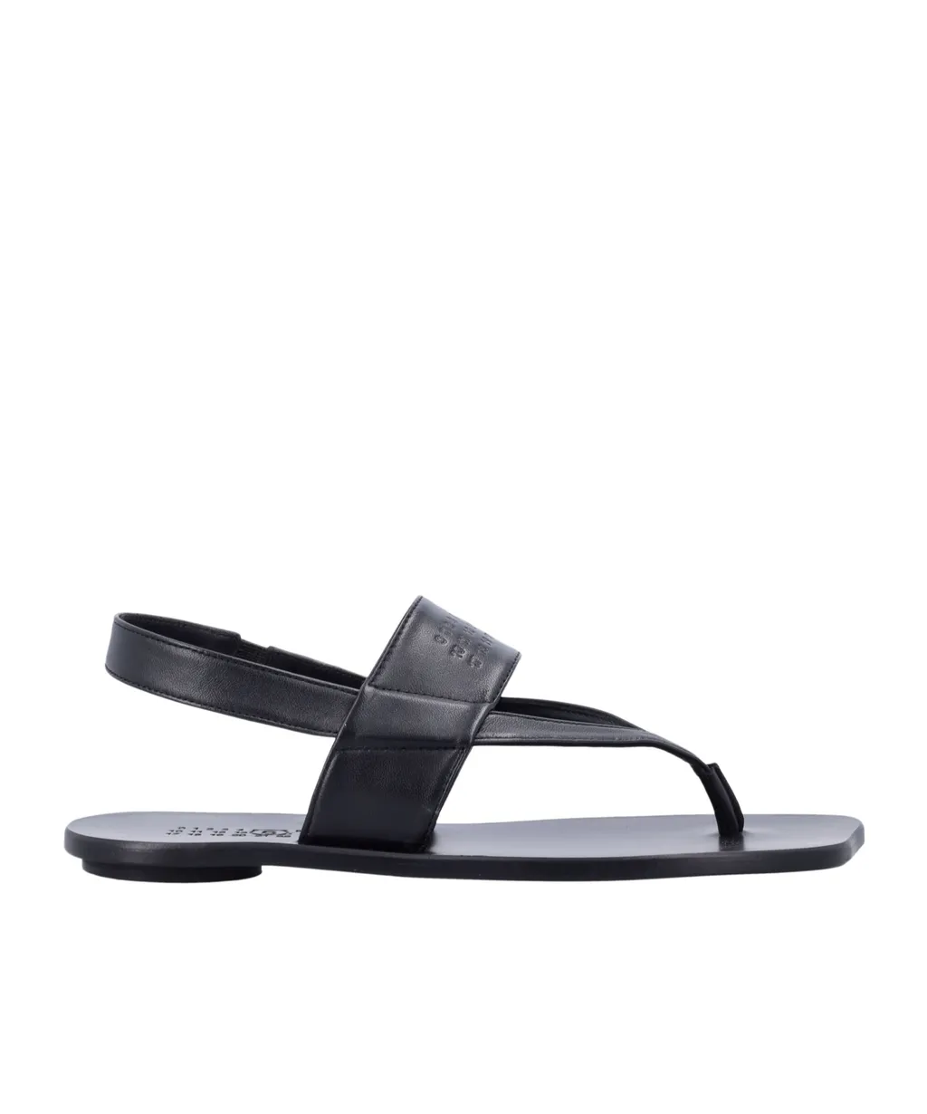 Logo-Embossed Thong Sandals