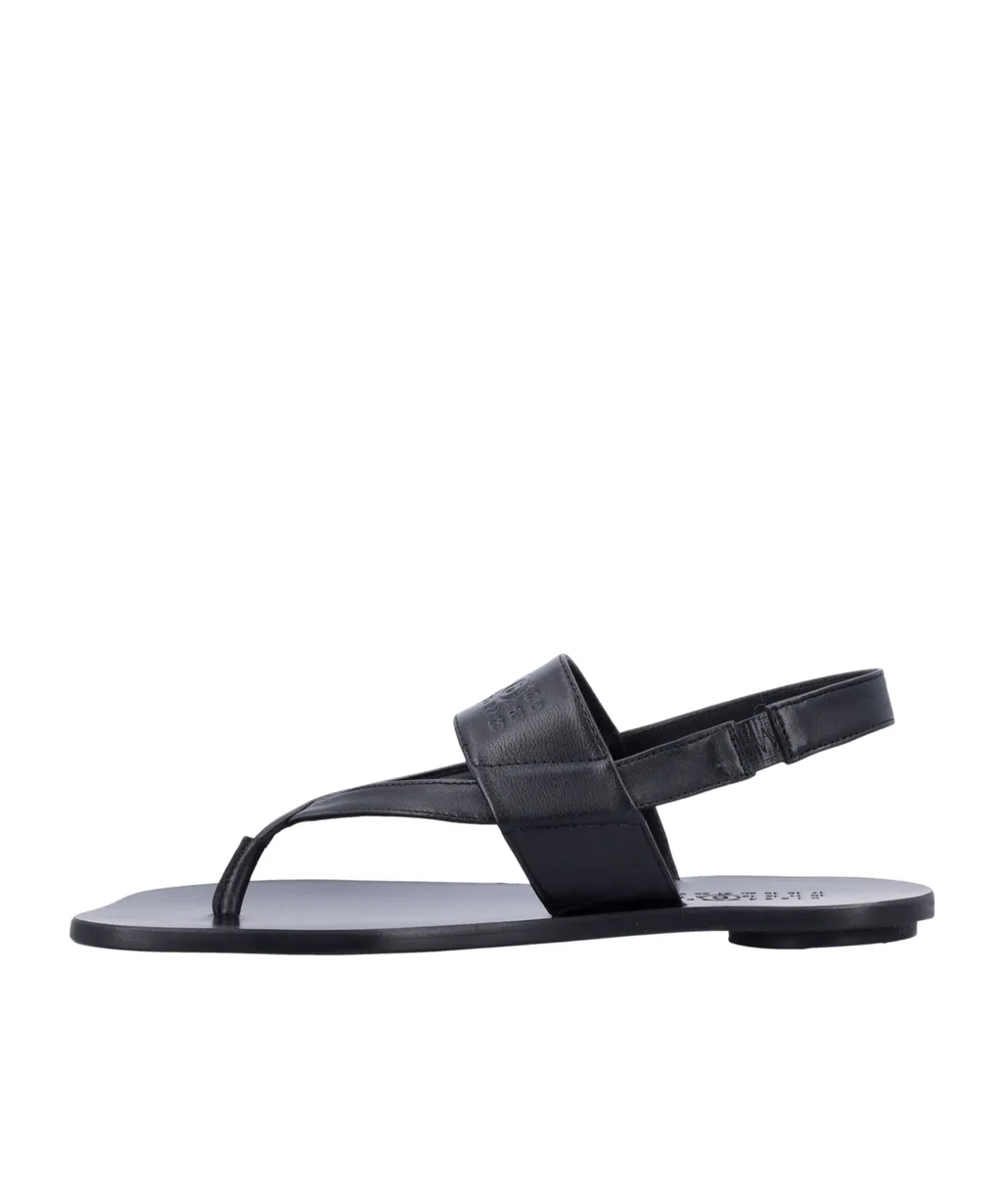 Logo-Embossed Thong Sandals