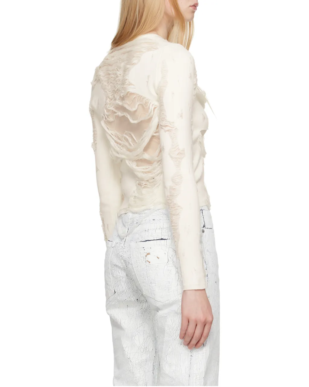 Distressed Blend Jumper