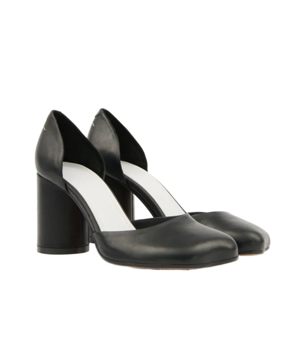 Court Asymmetric Toe Pumps