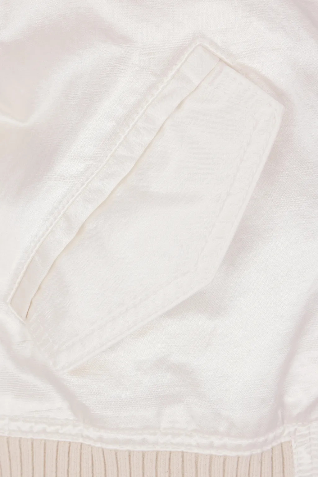 Satin-Finish Bomber Jacket