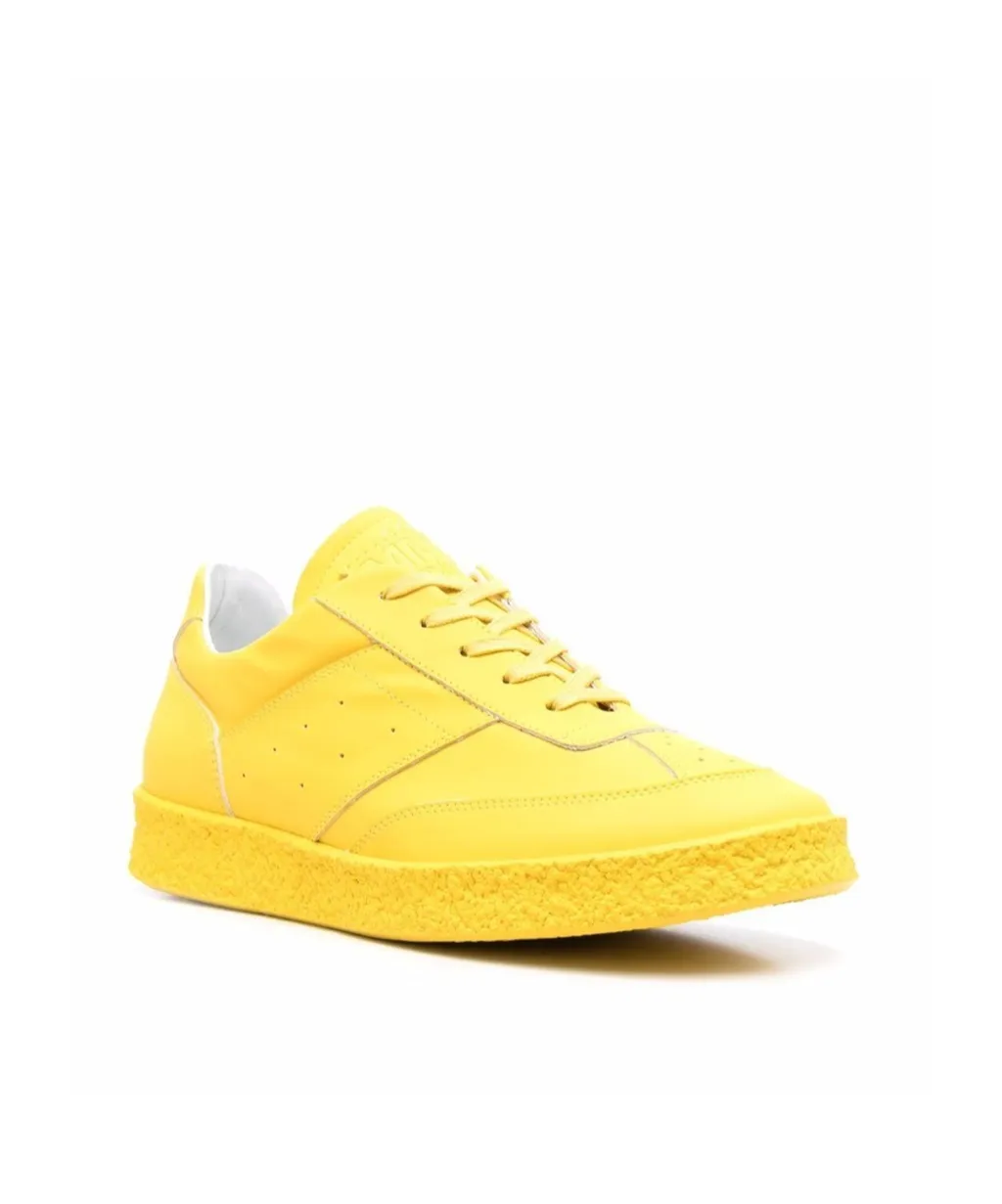 Embossed-Logo Tongue Sneakers