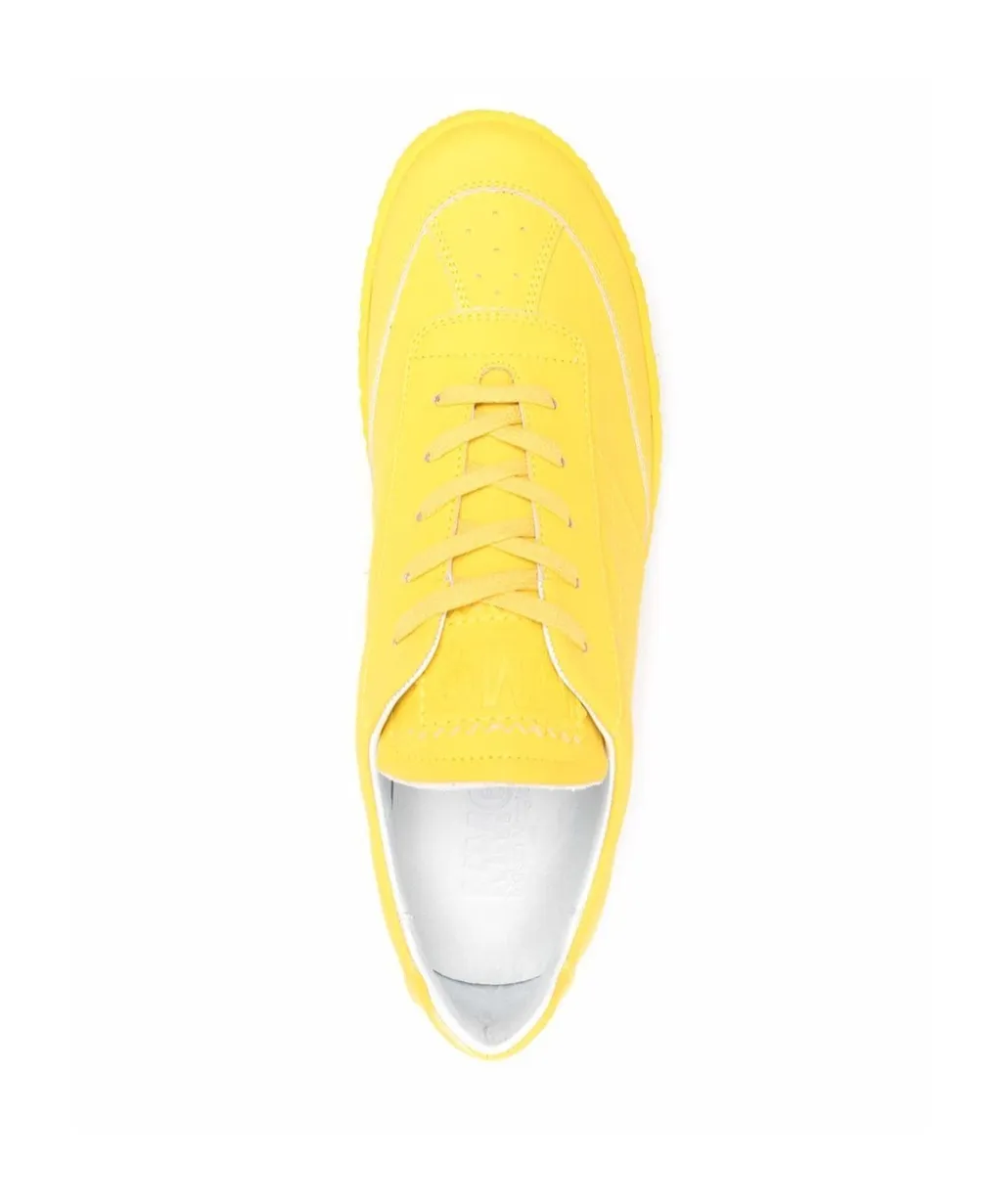 Embossed-Logo Tongue Sneakers