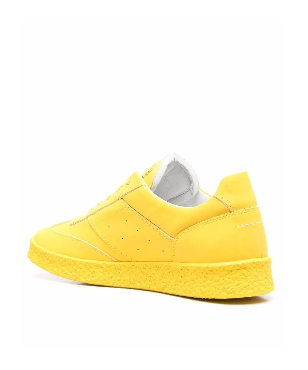 Embossed-Logo Tongue Sneakers