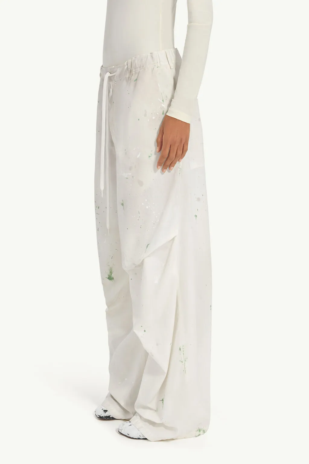 Paint-Splatter Trousers