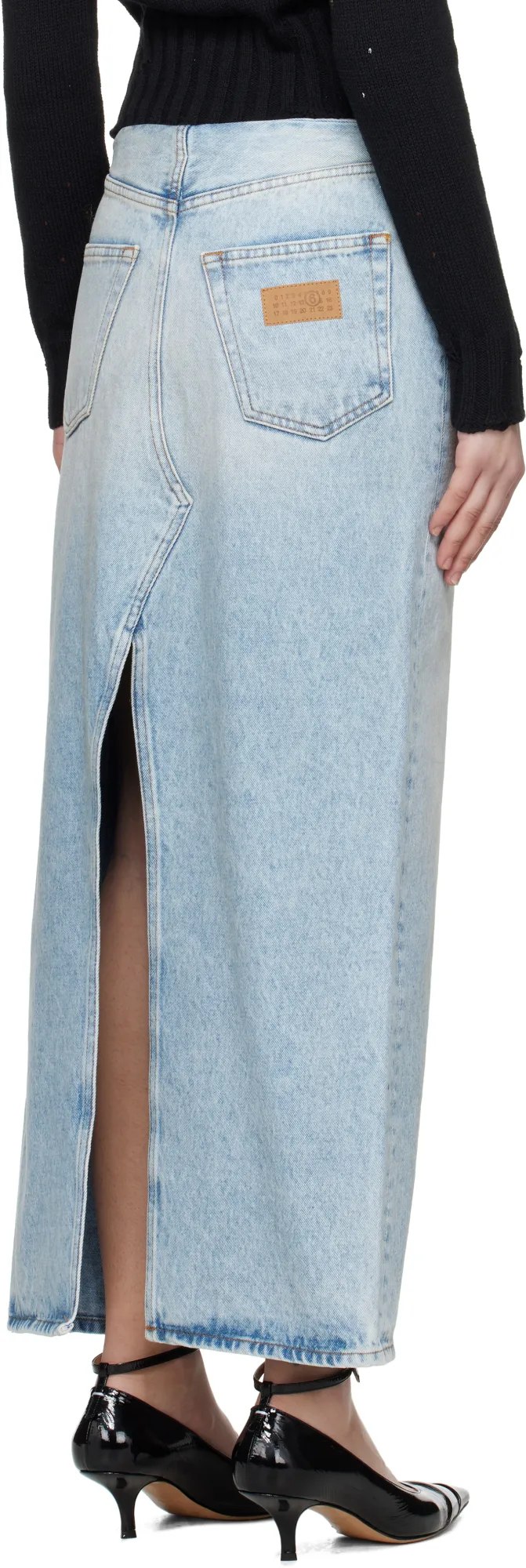Long Denim Skirt