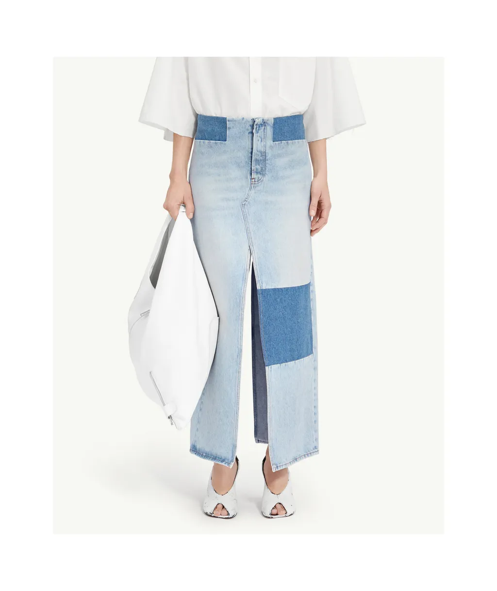 Long Denim Skirt
