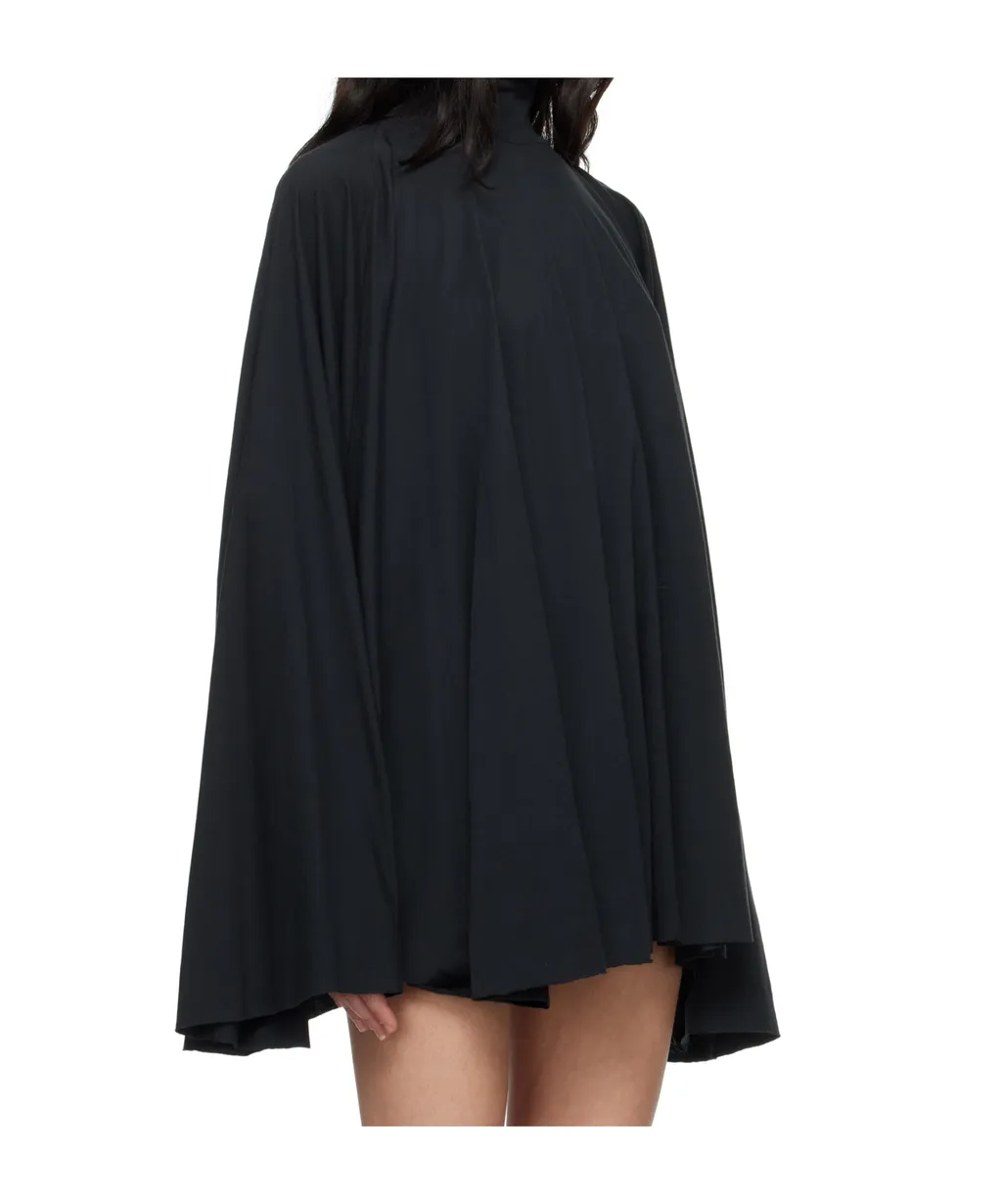 Long-Sleeved High Neck Mini Dress