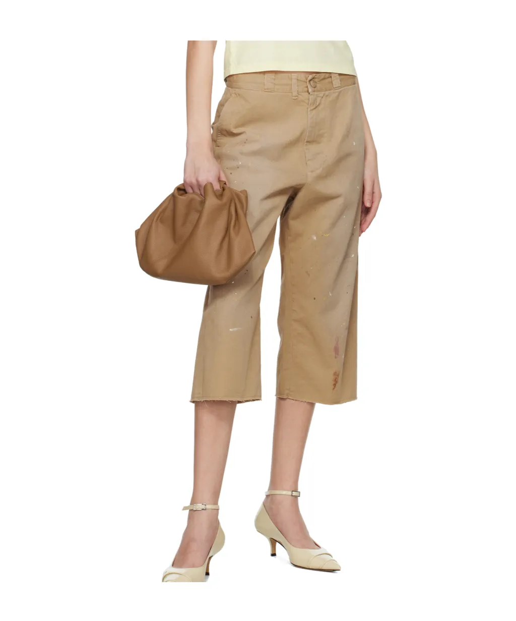 Used-Effect Bermuda Shorts