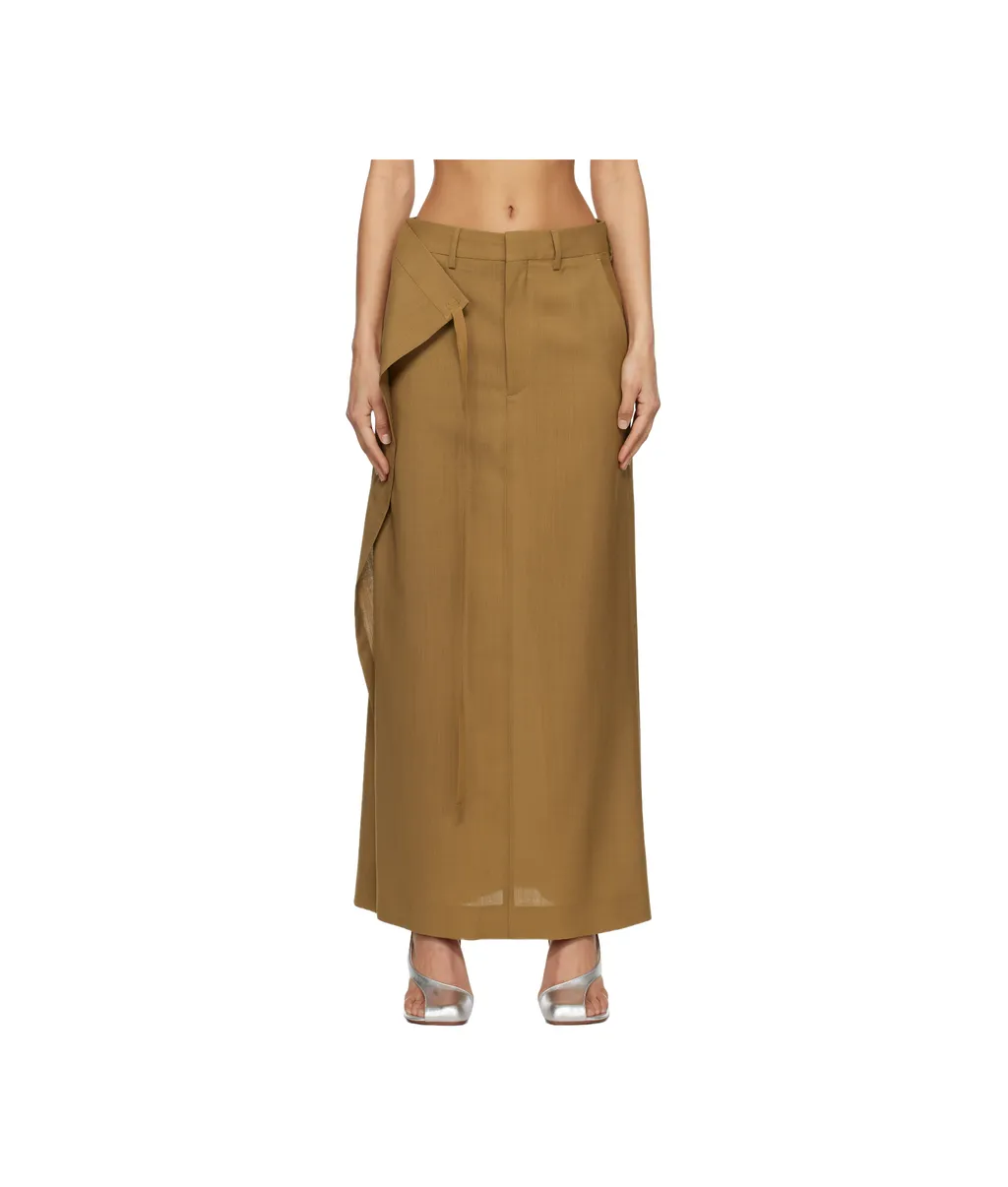 Tie Maxi Skirt