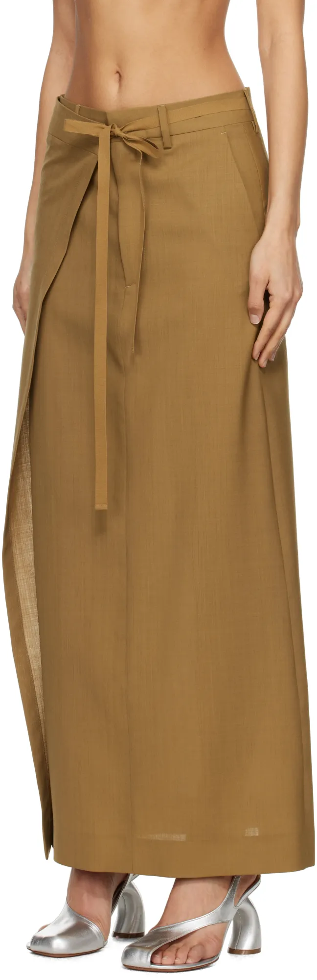 Tie Maxi Skirt