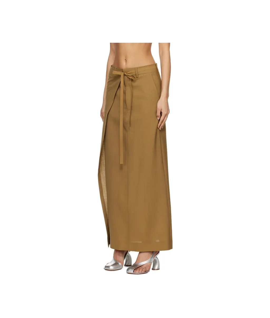 Tie Maxi Skirt