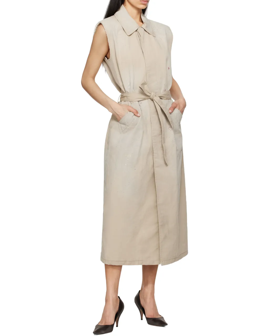 Belted Waist Waistcoat