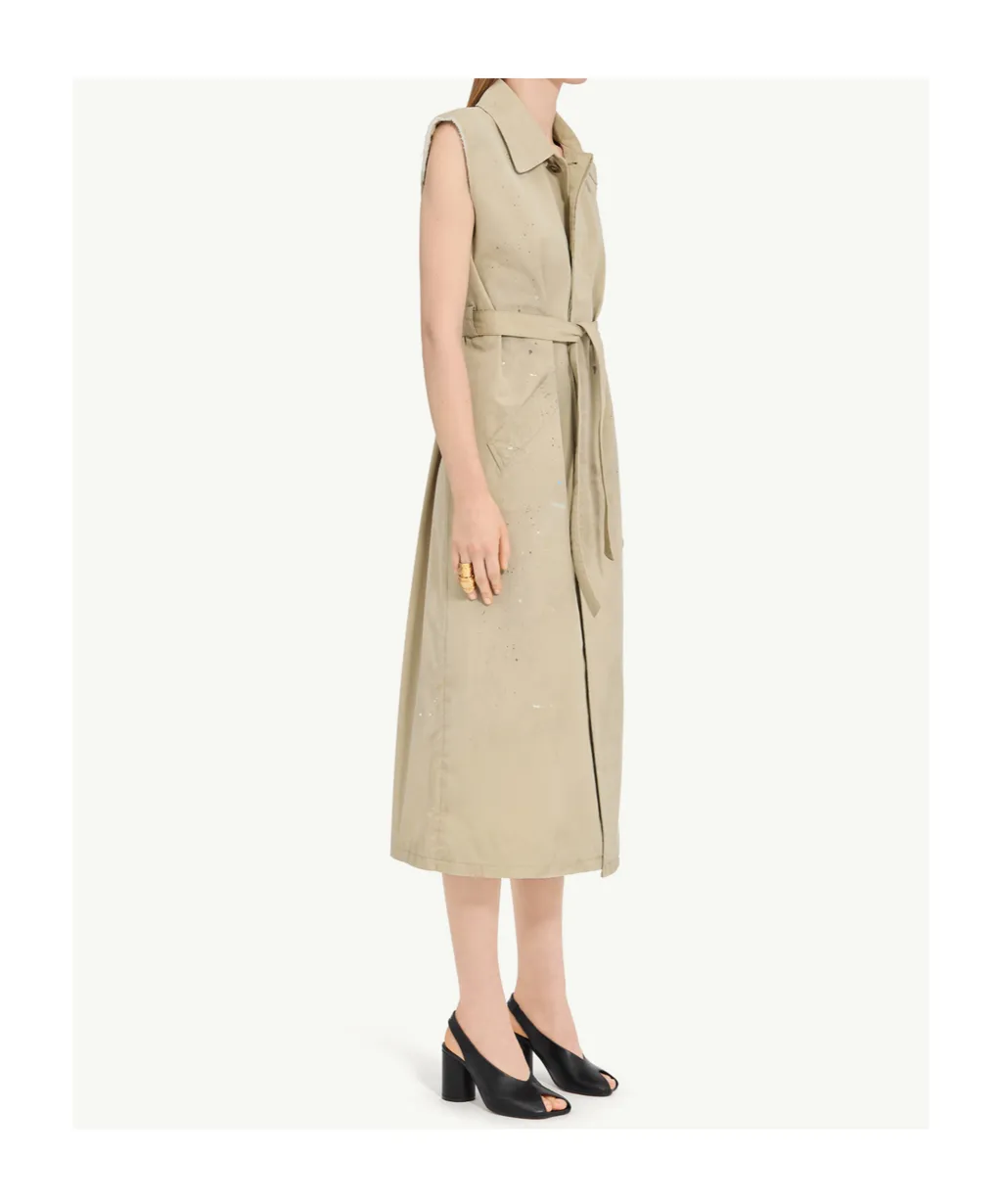 Belted Waist Waistcoat