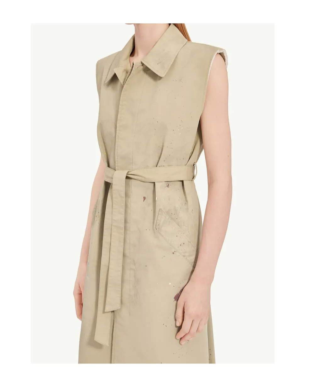 Belted Waist Waistcoat