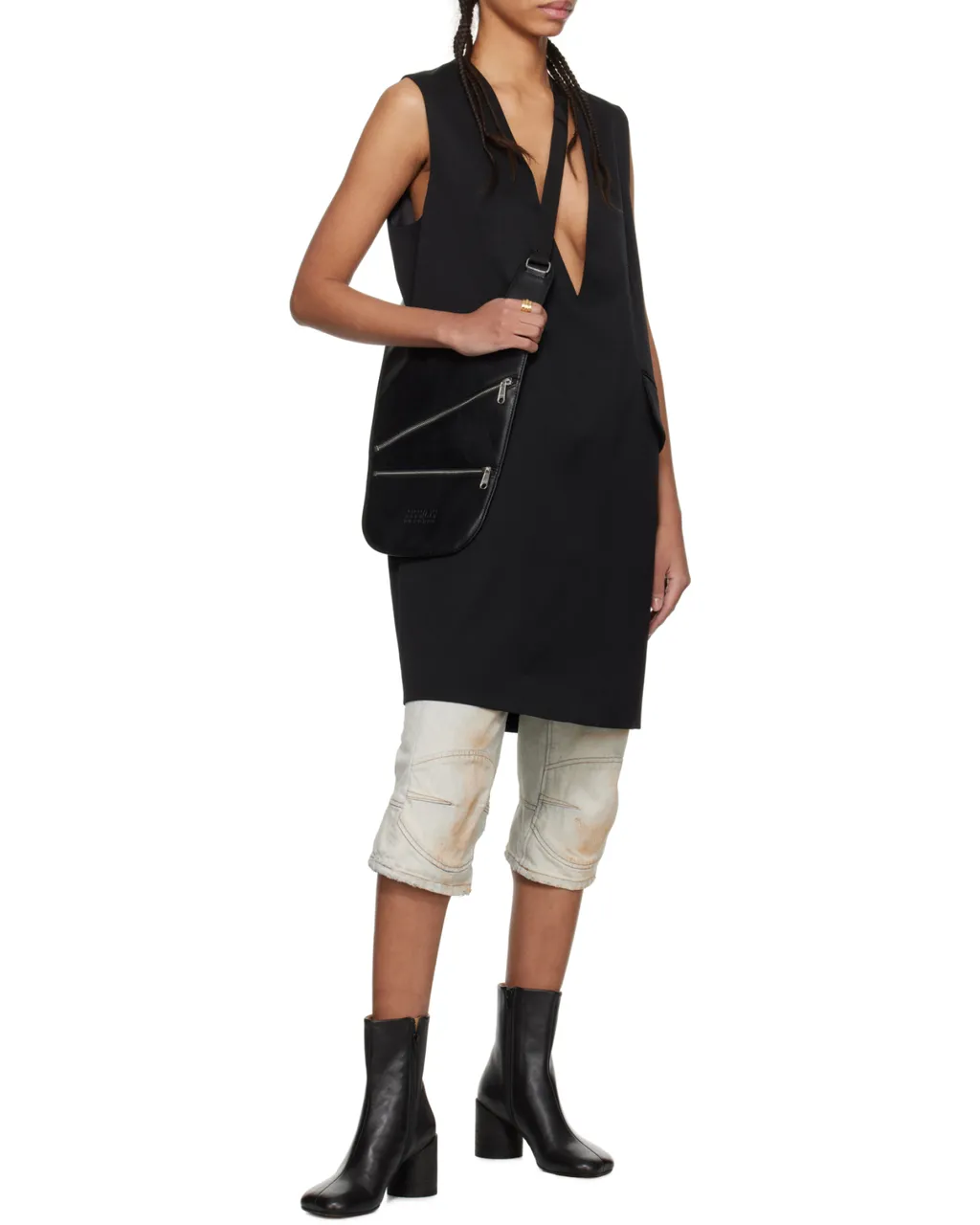 Zipped Shoulder Bag